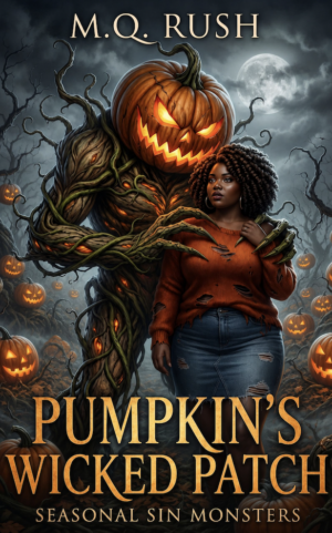 Pumpkin’s Wicked Patch: A Smutty Dark Plus Size Black Monster Halloween Short